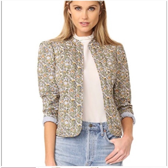 Rebecca Taylor Jackets & Blazers - Rebecca Taylor La Vie Marigold Floral Jacket